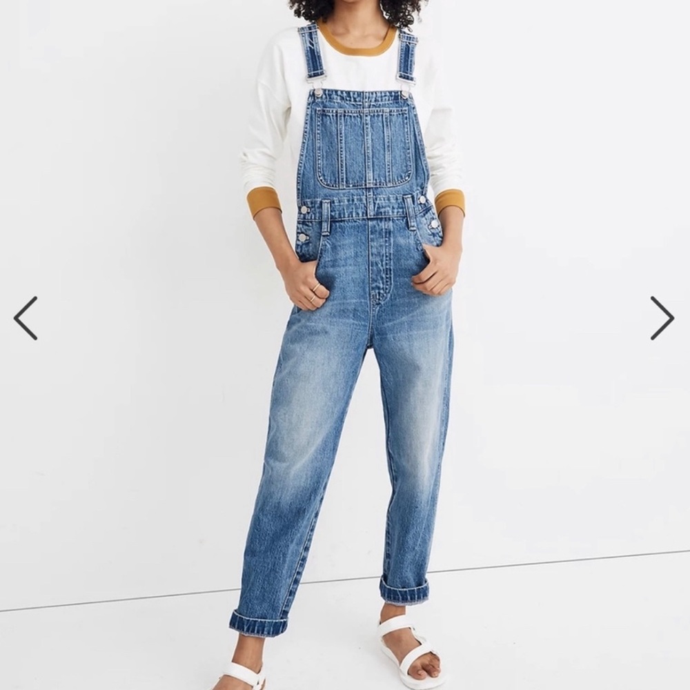 🥳🥳🥳 Host Pick! Madewell Straight Leg Overalls Size Small - Picture 8 of 8
